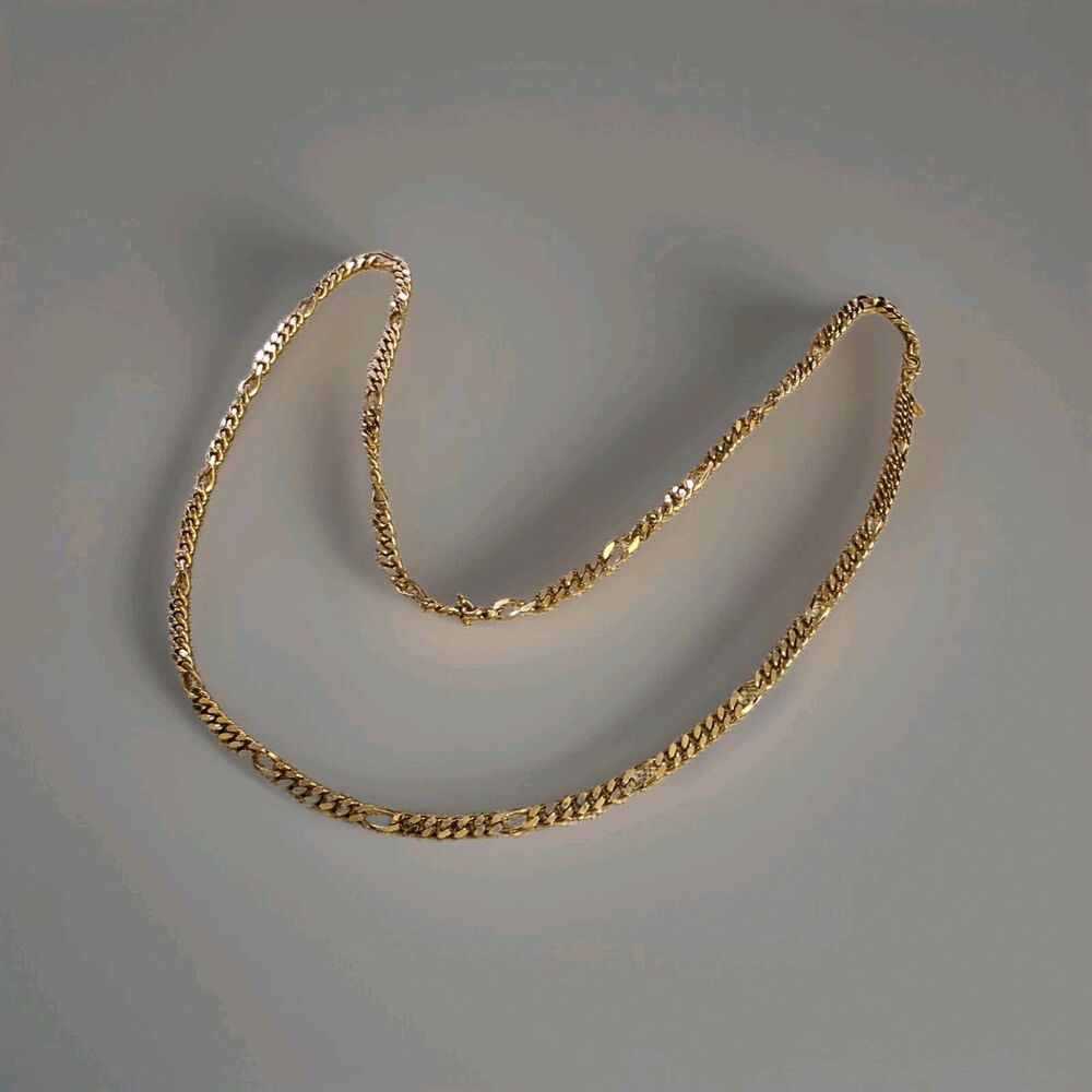 Vintage Monet Gold Tone Chain, Heavy, 20"